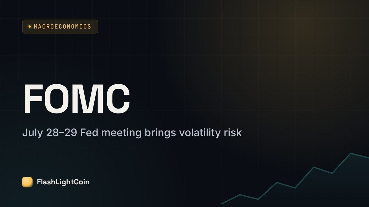 Crypto Markets Brace for High Volatility Ahead of July FOMC Decision