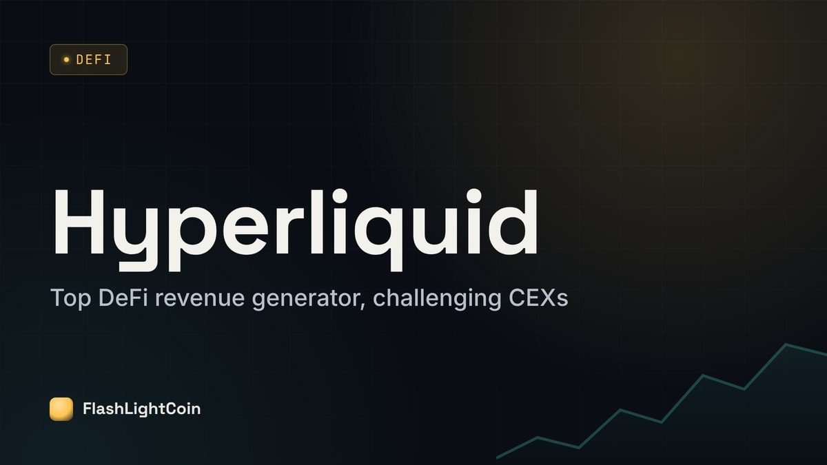 Hyperliquid Emerges as Top-Tier DeFi Revenue Generator, Challenging CEXs